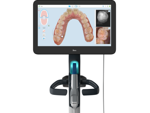 This is a 3D dental scanner used to create digital impressions of a patient's teeth.